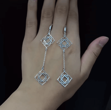 Серьги «САНЖЫРА» Очень необычный и стильный подарок