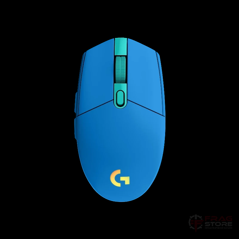 Голубая игровая мышь Logitech G102 LightSync