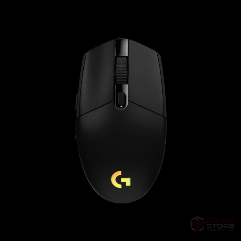 Черная игровая мышь Logitech G102 LightSync