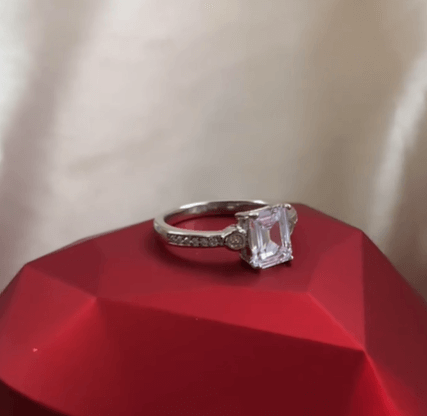 Кольцо 💍 Diamond 💎 Из серебра с камнем