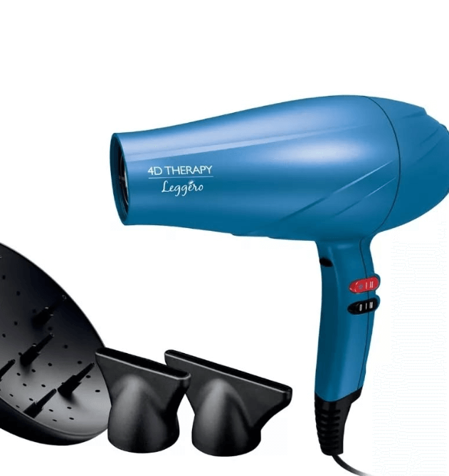 Фен GA.MA LEGGERO OZONE ION 4D THERAPY Мощный и легкий фен с функцией озонирования и ионизации, который очищает и укрепляет волосы