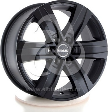 MAK Stone 6 Gloss Black 84.1 8x18/6x130 D84.1 ET53 4 диска черный, серебристый, графит