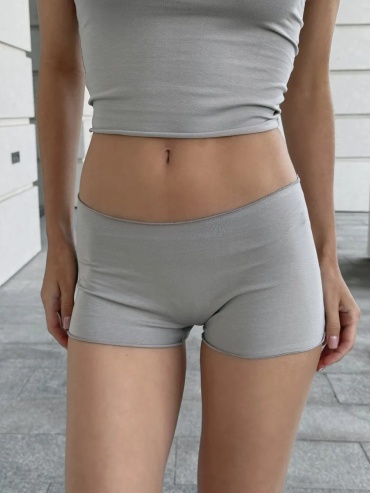 Повседневные шорты серый