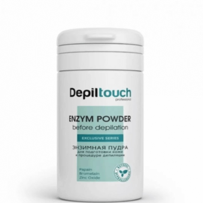 Энзимная пудра от Depiltouch предназначена для деликатного удаления ороговевших клеток эпидермиса