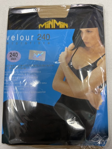 Колготки MinMin velour бежевый