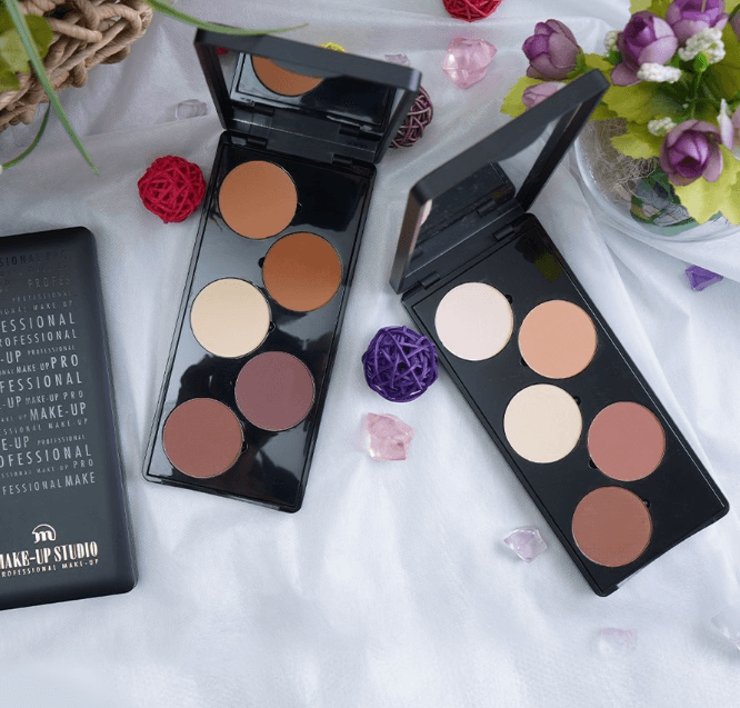 палетку Make-up studio из 5 оттенков, для создания идеального тона лица