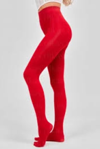 Колготки MinMin velour красный