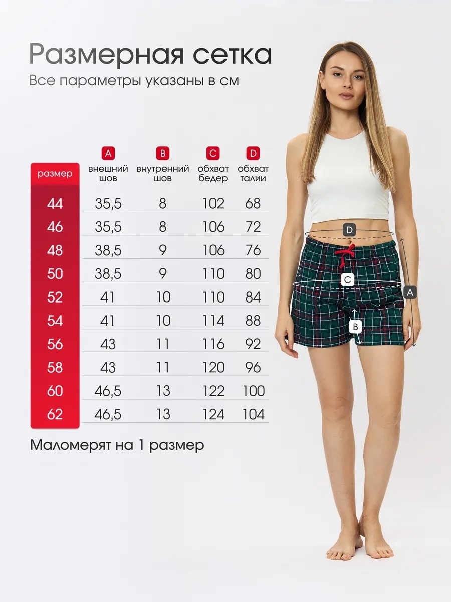 Шорты красный