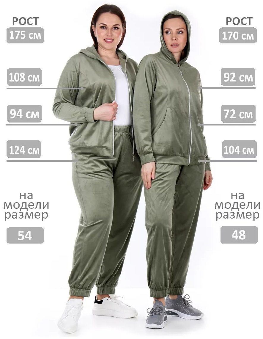 Брюки зеленый