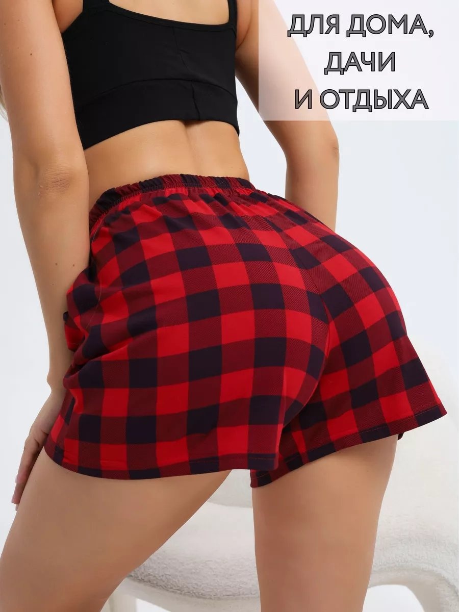 Шорты красный