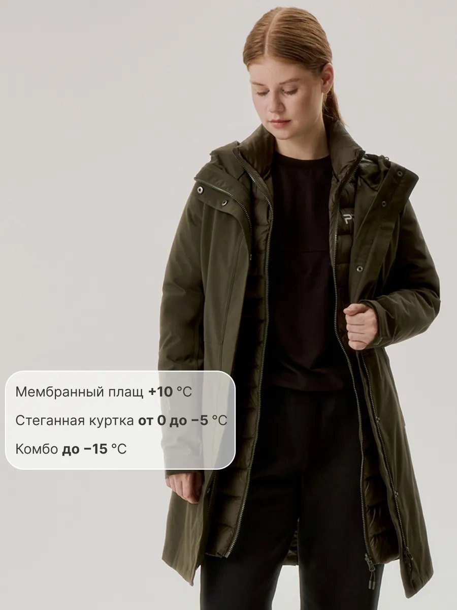 Пальто хаки