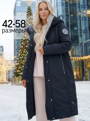 Пальто черный