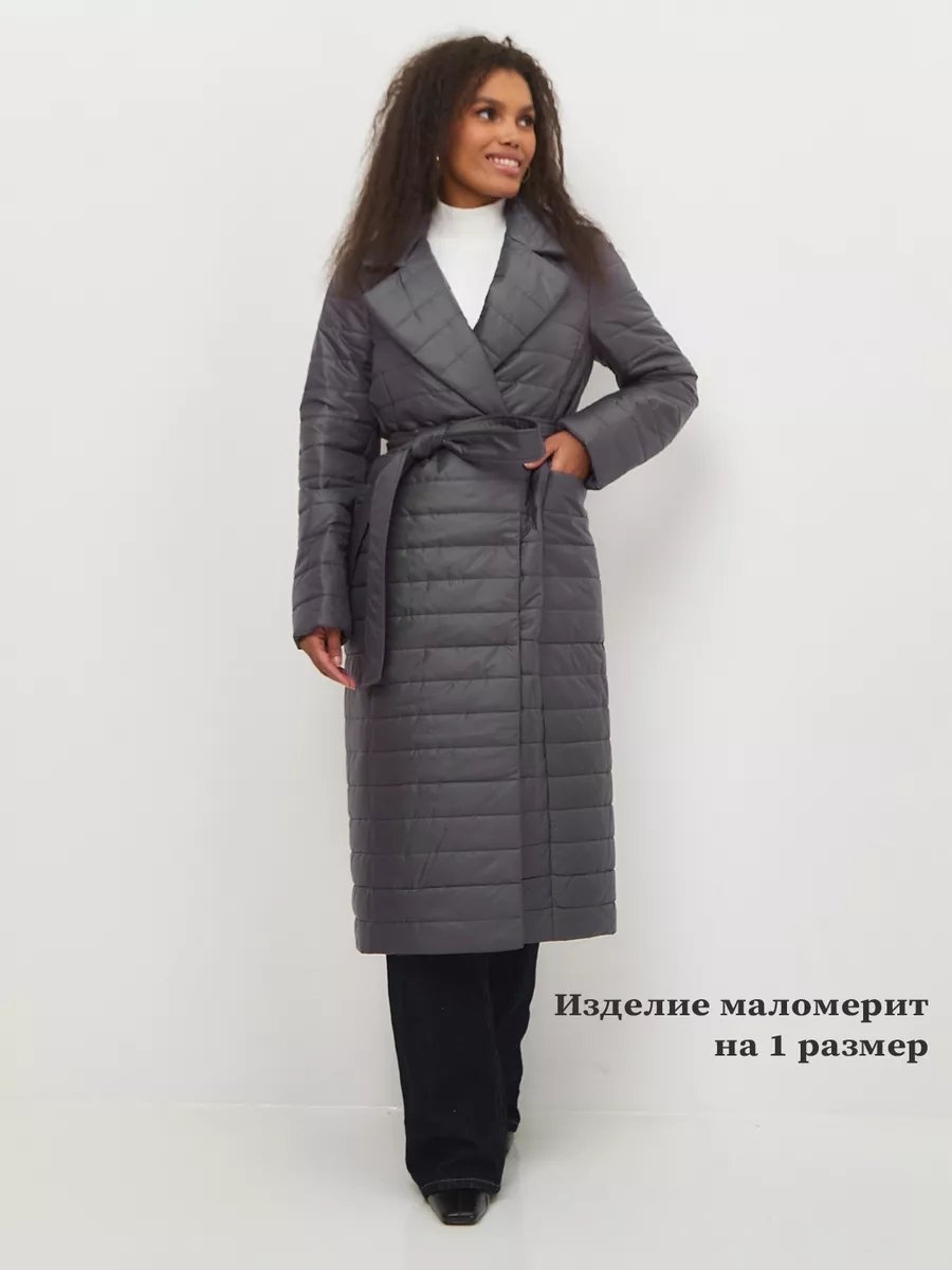 Пальто графит