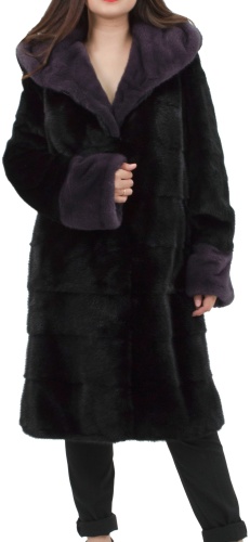 Шуба Леди черный