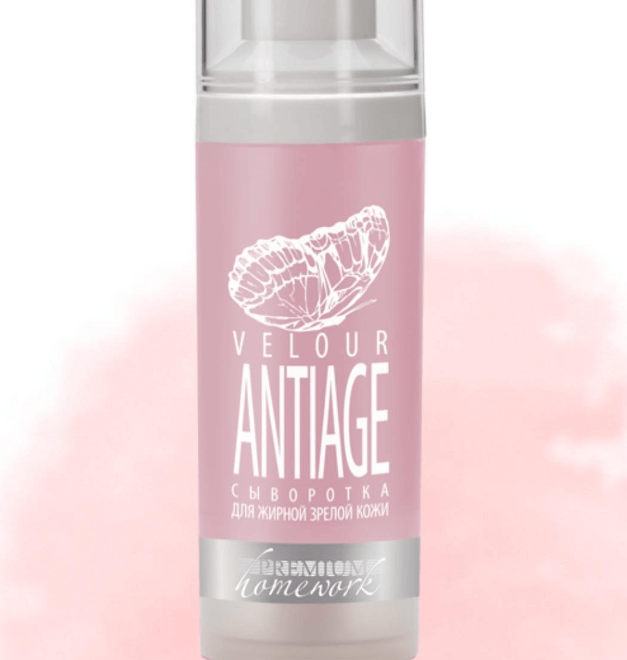 Сыворотка «Velour Antiage» для жирной зрелой кожи Препарат для жирной кожи с признаками возрастных изменений