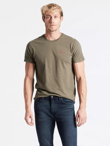 Футболка Levis надпись хаки