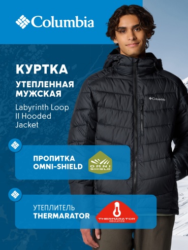 Пуховик Columbia черный