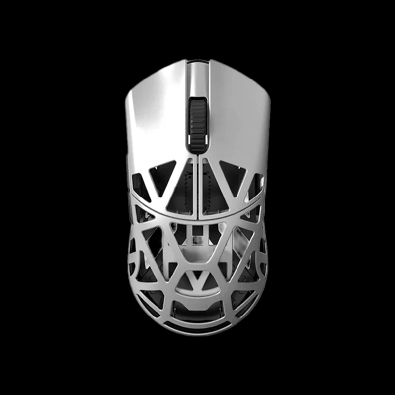 Проводная + беспроводная серая игровая мышь WLmouse Beast X Mini
