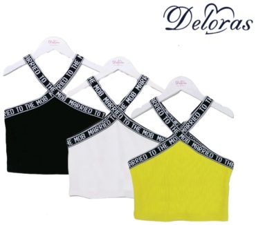 Топ Deloras однотонный белый