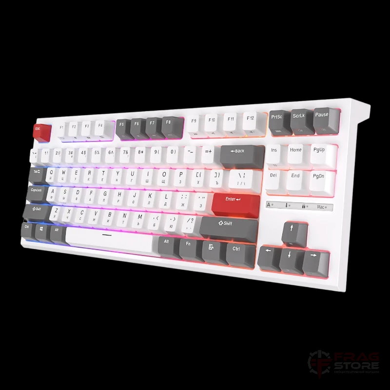 Игровая механическая клавиатура Royal Kludge RKR87 White