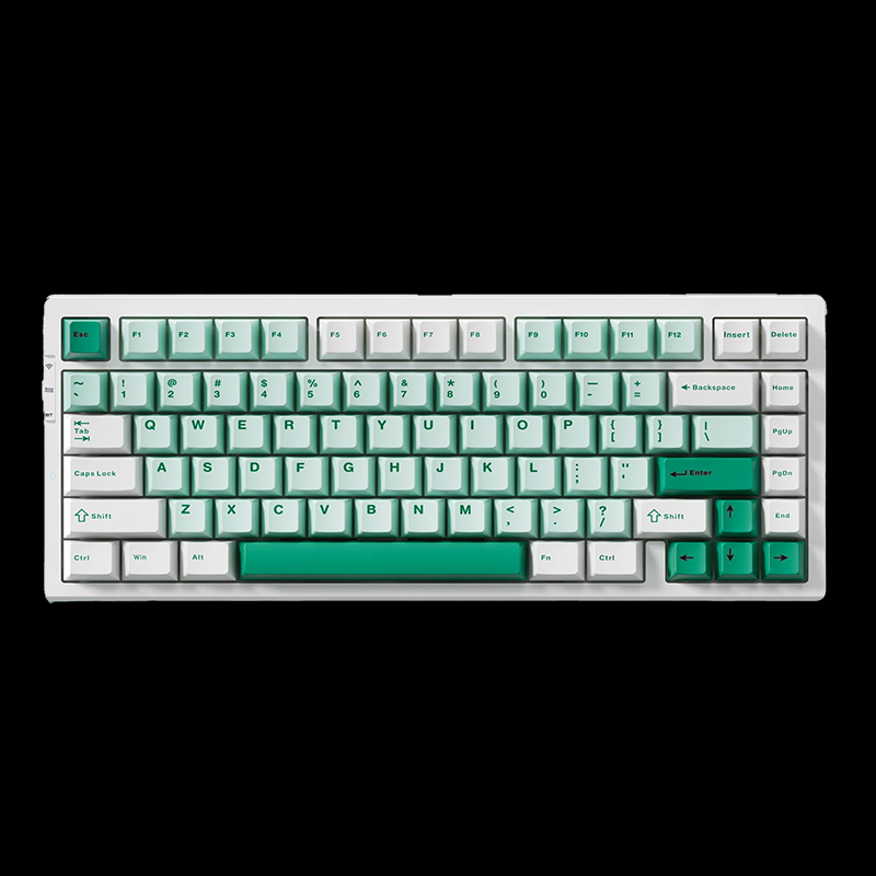 Беспроводная + проводная зеленая механическая клавиатура Mchose G75 Pro