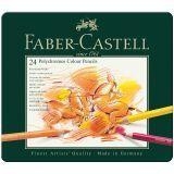 Карандаши художественные Faber-Castell POLYCHROMOS 24 цвета металлический пенал