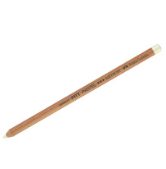 Карандаш пастельный Faber-Castell PITT Pastel белый, средний