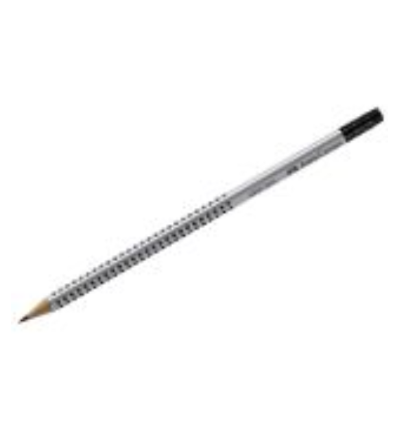 Карандаш простой Faber-Castell GRIP 2001 HB с ластиком FC