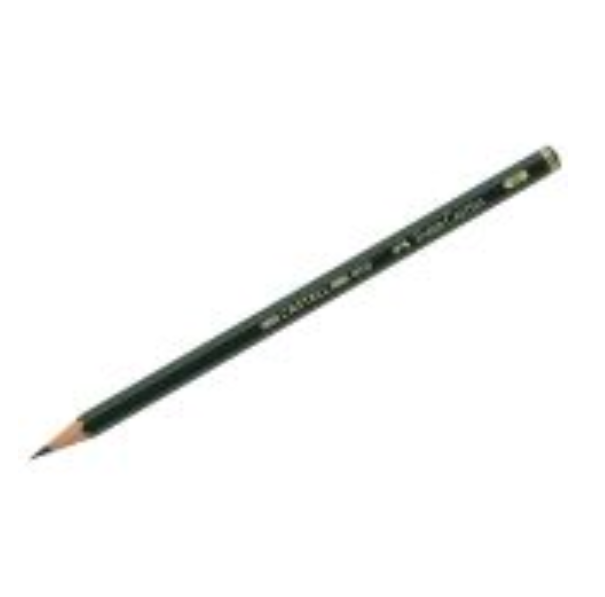 Карандаш простой Faber-Castell CASTELL 9000 5B, заточен