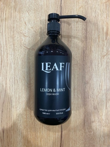Жидкое LEAF средство для мытья посуды 1 л