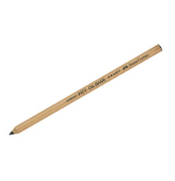 Карандаш пастельный масляный Faber-Castell PITT OIL BASE soft черный