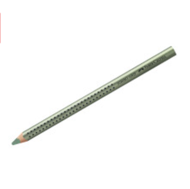 Карандаш цветной Faber-Castell JUMBO GRIP металлик зеленый