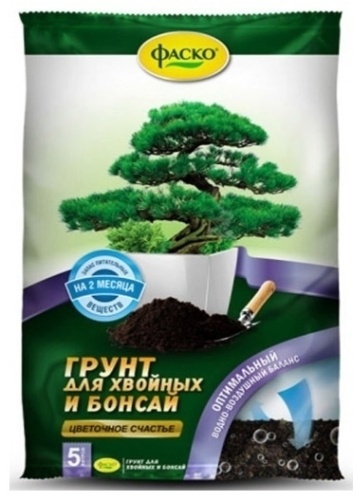 Грунт ФАСКО Для хвойных и бонсай 2x5 л