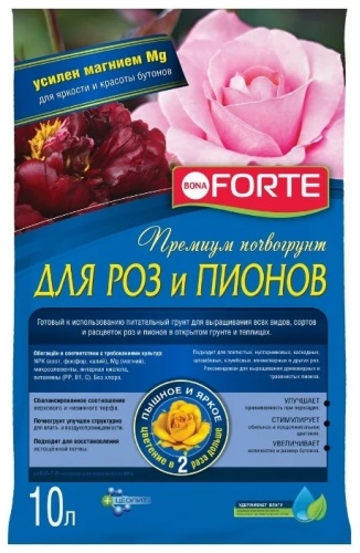 Грунт Bona Forte Для роз и пионов 10