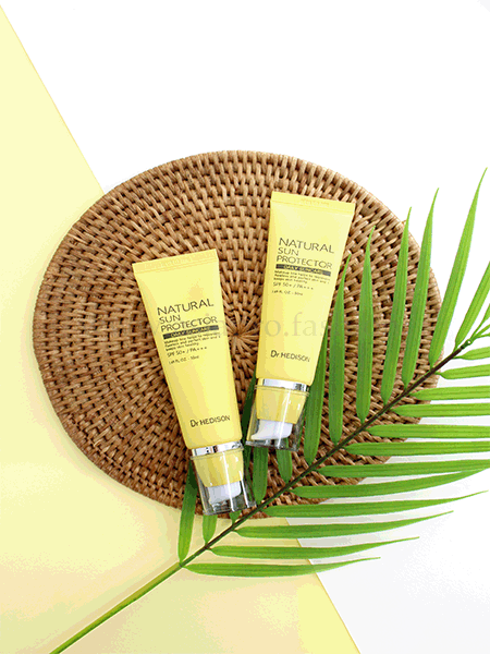 Dr. Hedison Natural sun protector SPF 50+ PA+++ водостойкий cолнцезащитный крем 50ml