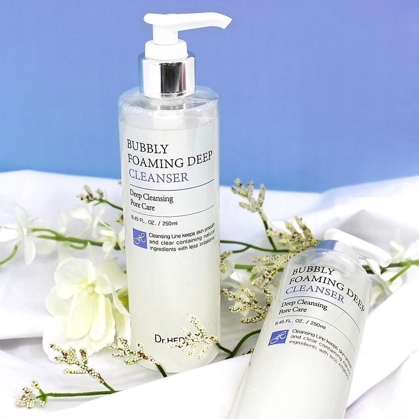 DR. HEDISON Пенка для умывания глубокое очищение Bubbly Foaming Deep Cleanser 250 ml