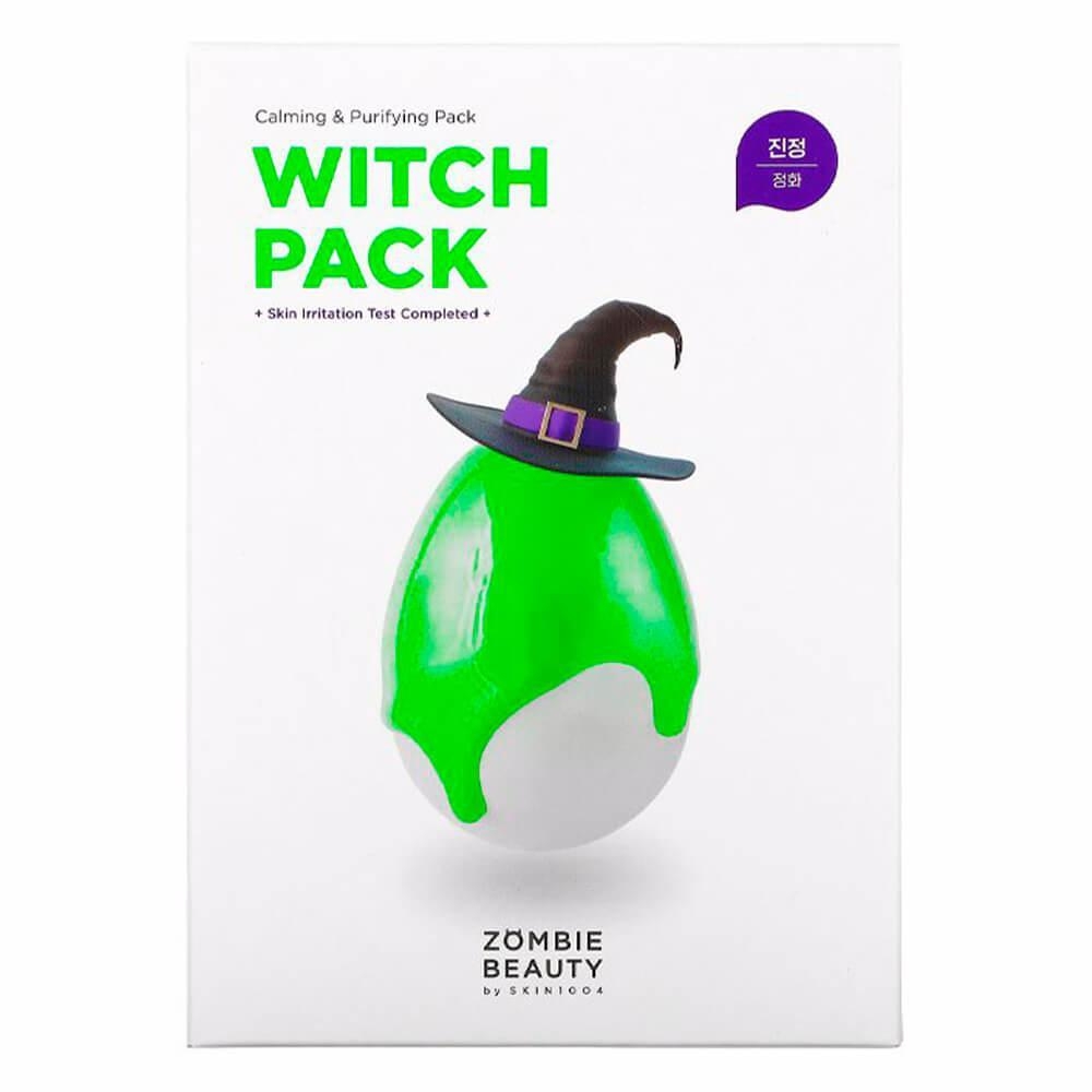 Успокаивающая глиняная маска с зелёным чаем SKIN1004 Zombie Beauty By Witch Pack