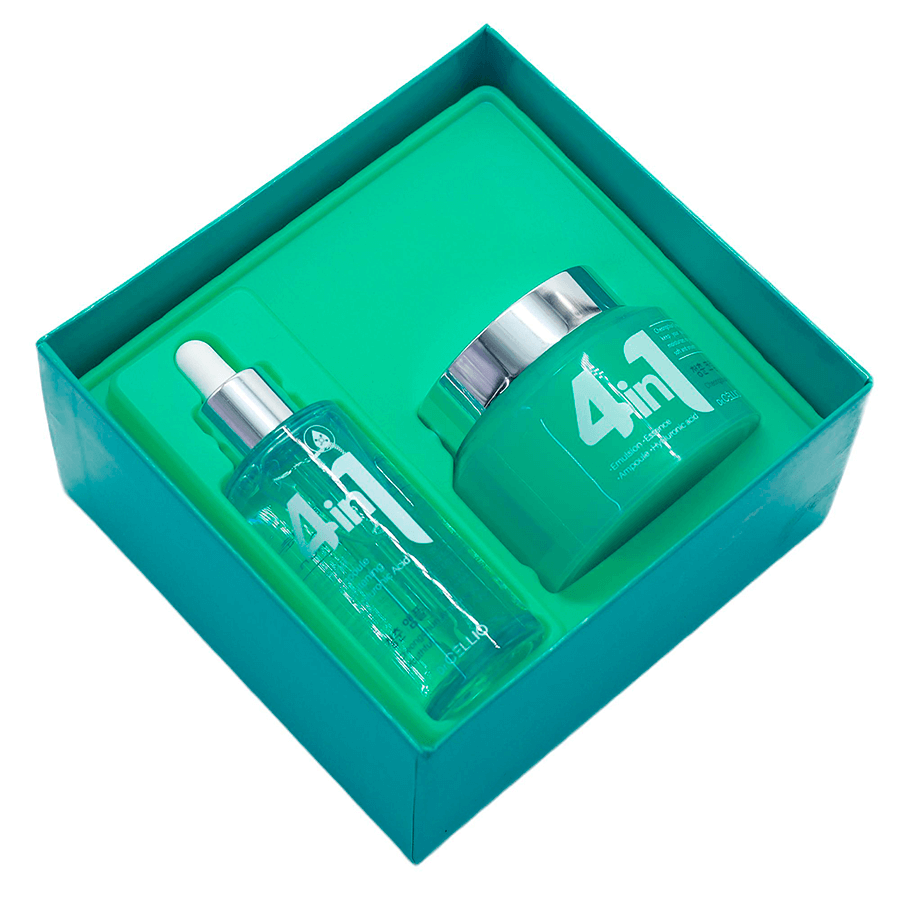 4in1 Cheongchun Skincare 2 Set / Увлажняющий набор с гиалуроновой кислотой
