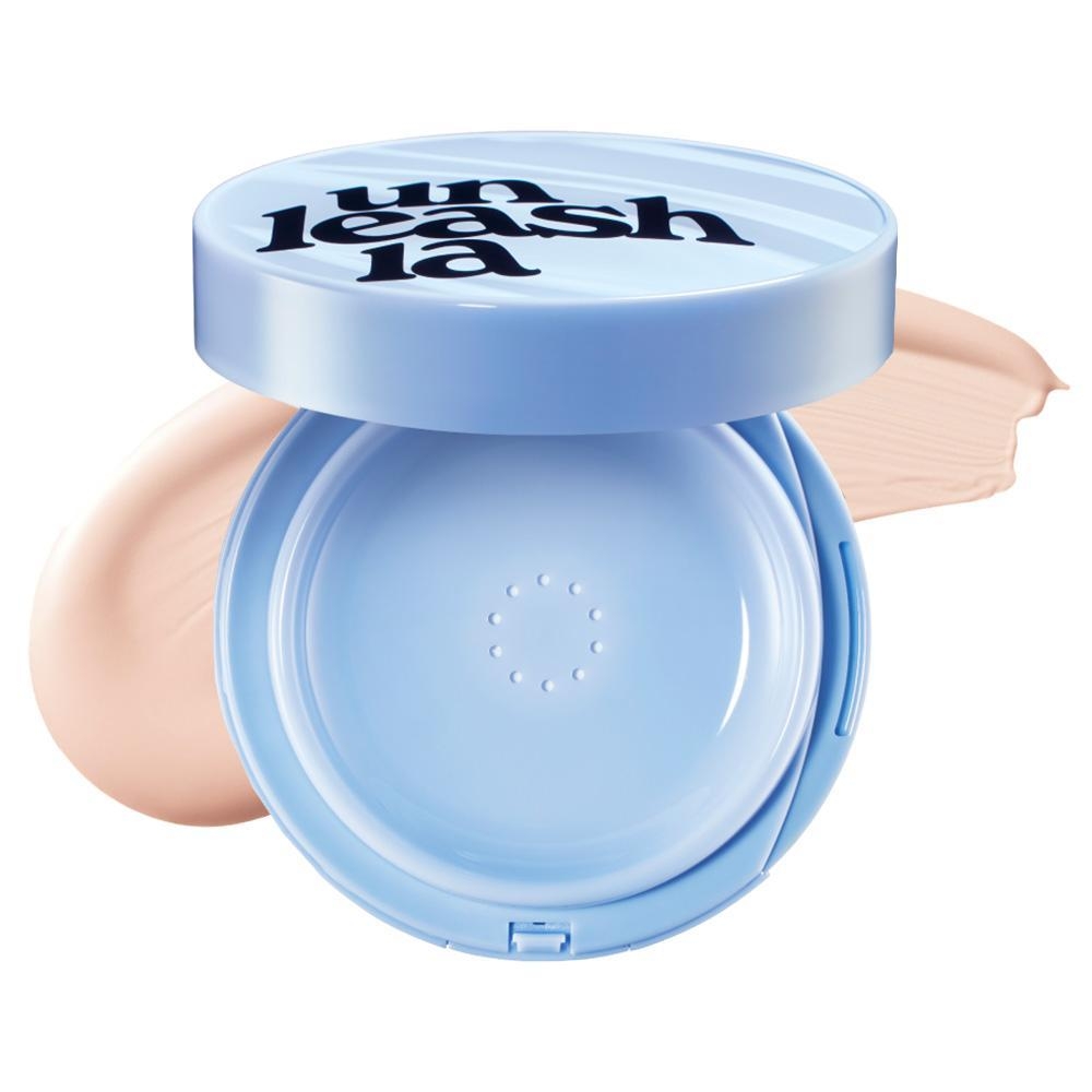 Тональный кушон с матовым финишем Unleashia Babe Skin Baby Blue Cushion SPF40 PA++ 17C Seraphic