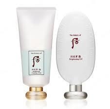 The History of Whoo Brightening Peeling Gel Set набор осветляющий: пилинг скатка и пенка для умывания