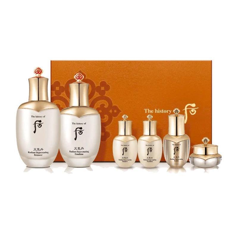 The History of Whoo Специальный набор Cheongidan Radiant (3 предмета + образец х 4)