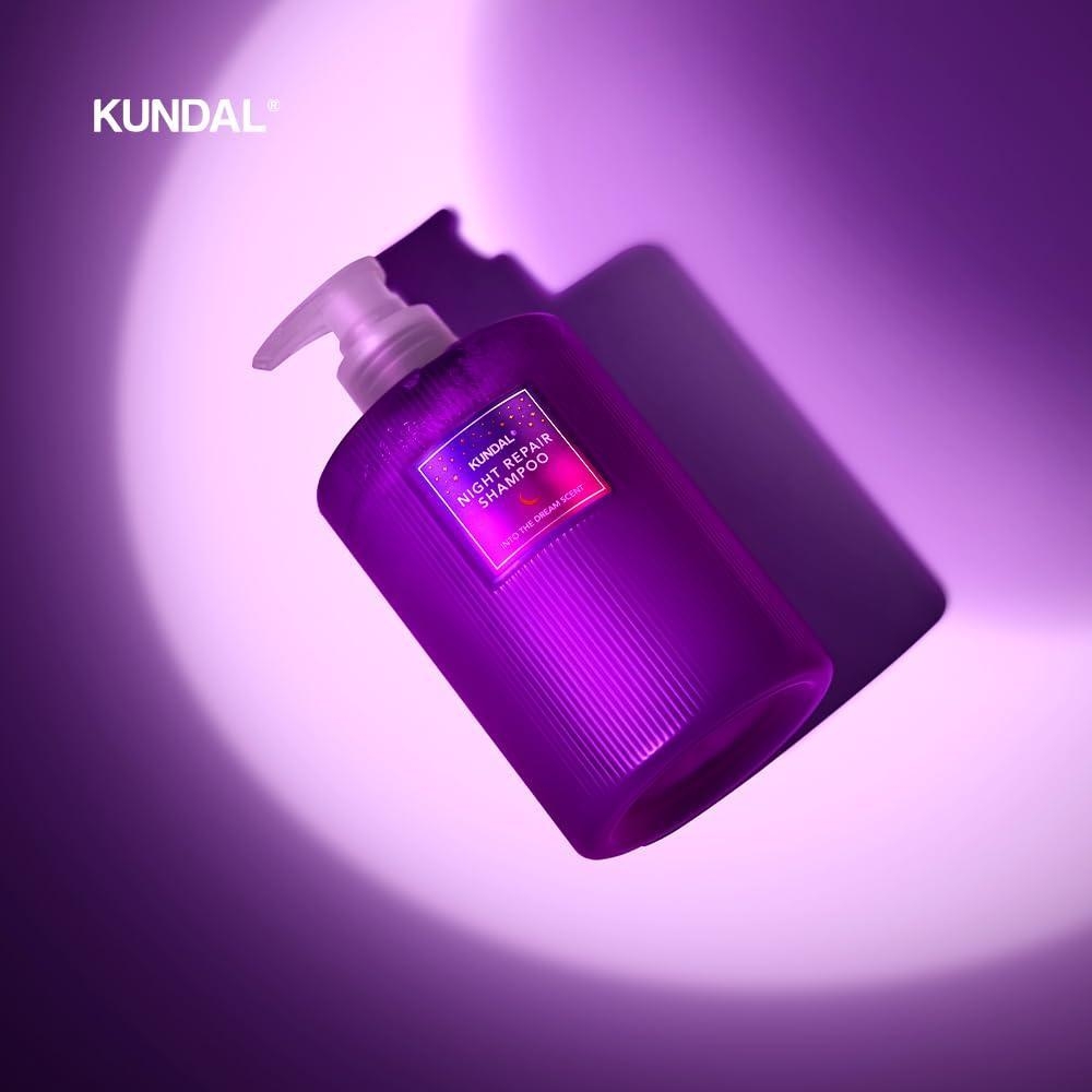 Ночной шампунь с коллагеном Kundal Night Repair Shampoo Into The Dream Scent 470ml