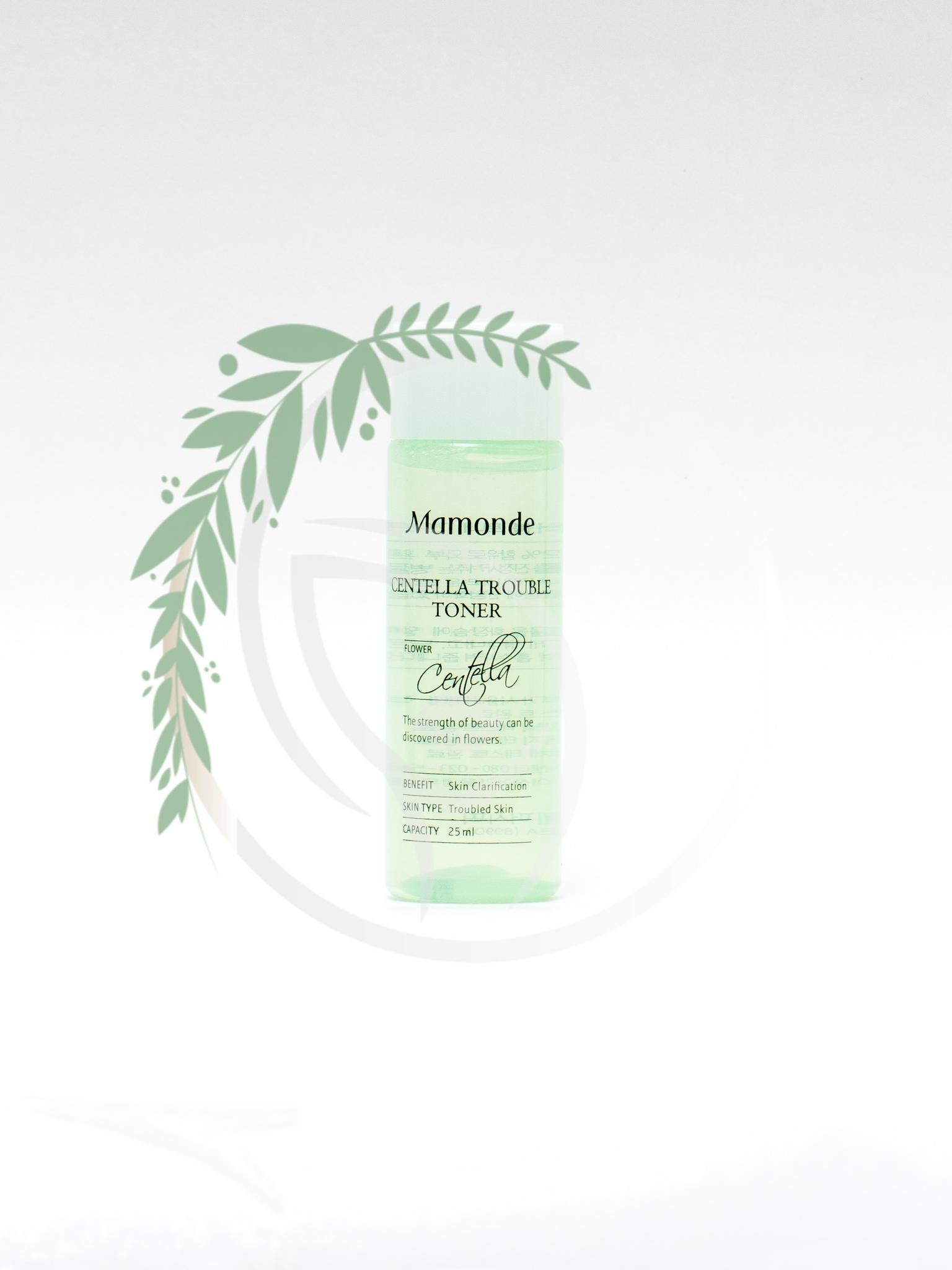 Успокаивающий тонер с центеллой азиатской Mamonde Centella Trouble Toner 25 ml