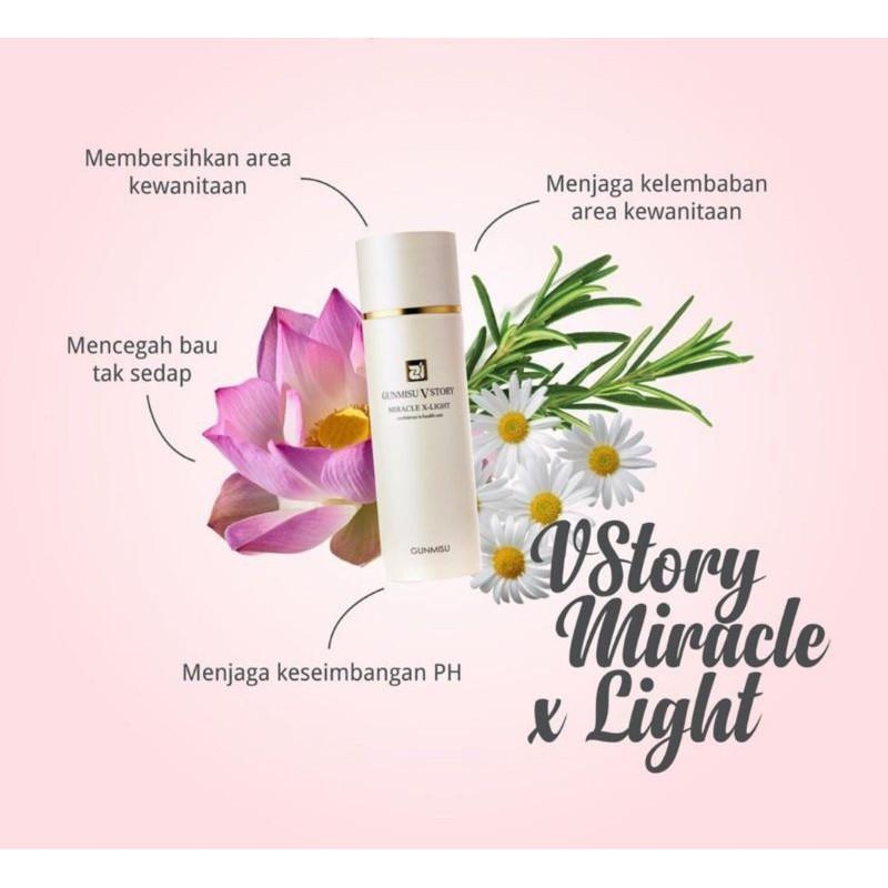 GUNMISU V STORY MIRACLE X-LIGHT Сыворотка для женской интимной гигиены сыворотка для тела 15 мл