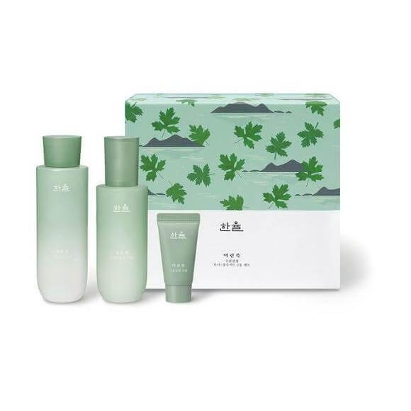 Набор увлажняющих и успокаивающих средств HANYUL Pure Artemisia Calming Balancing Set