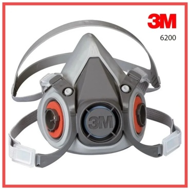 3M лицевая часть для респиратора, 3M 6200