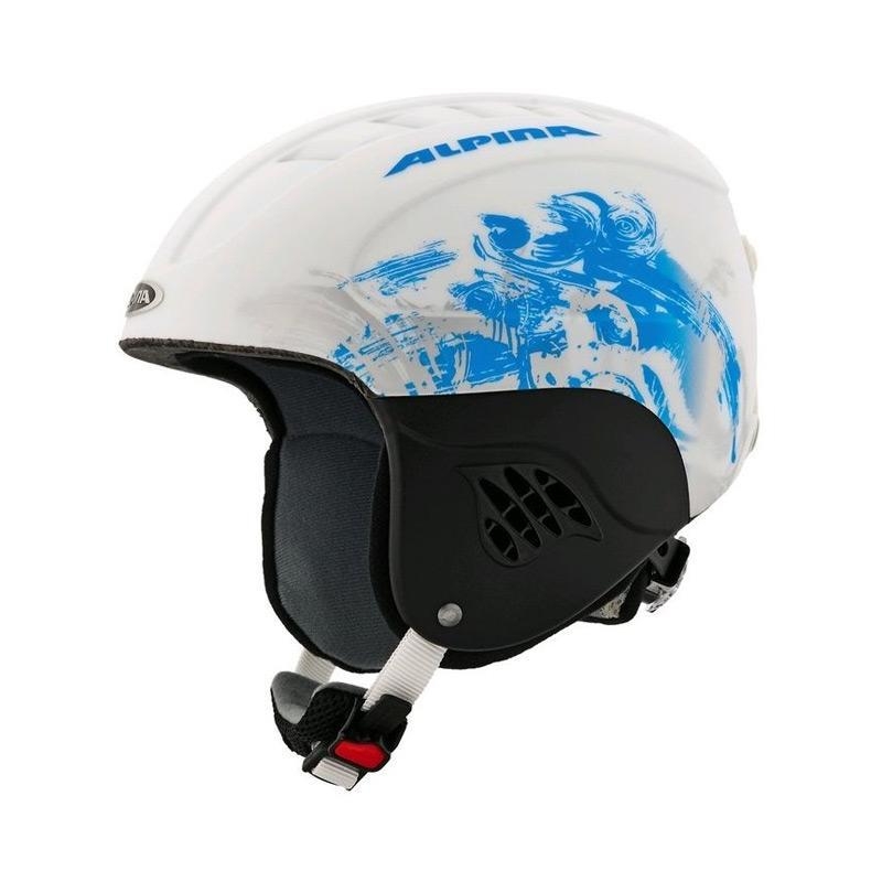 Горнолыжный шлем ALPINA CARAT L.E. White Blue Matt