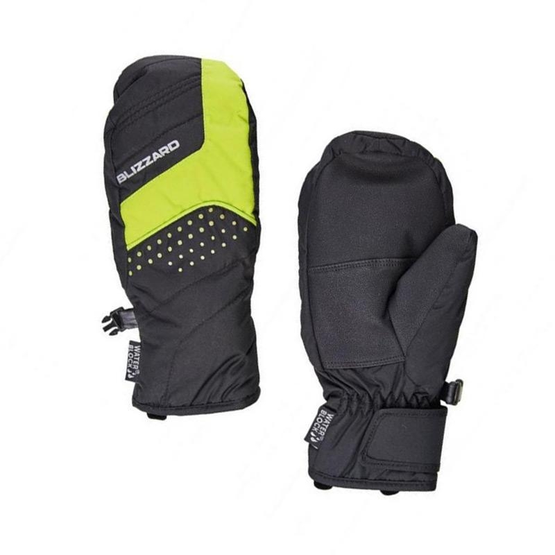 Варежки детские BLIZZARD MITTEN J SKI GLOVES Black / Green