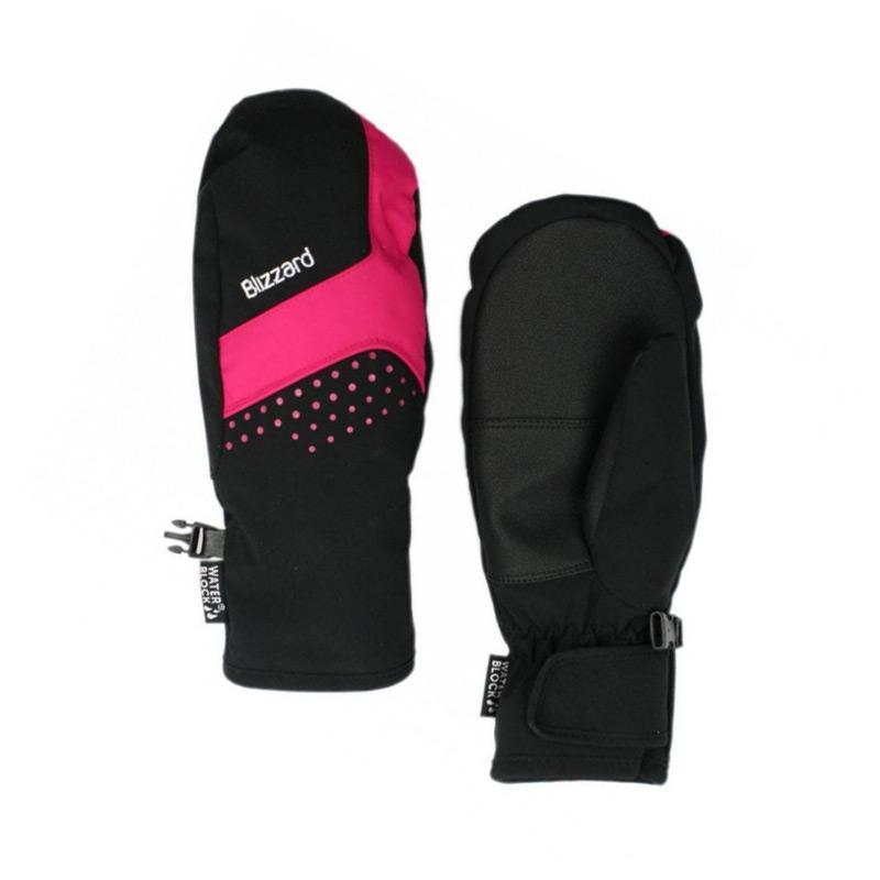 Варежки детские BLIZZARD MITTEN J SKI GLOVES Black / Pink