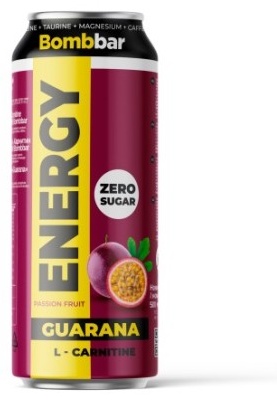 Предтренировочный комплекс BombBar Energy Guarana Маракуйя 450 мл